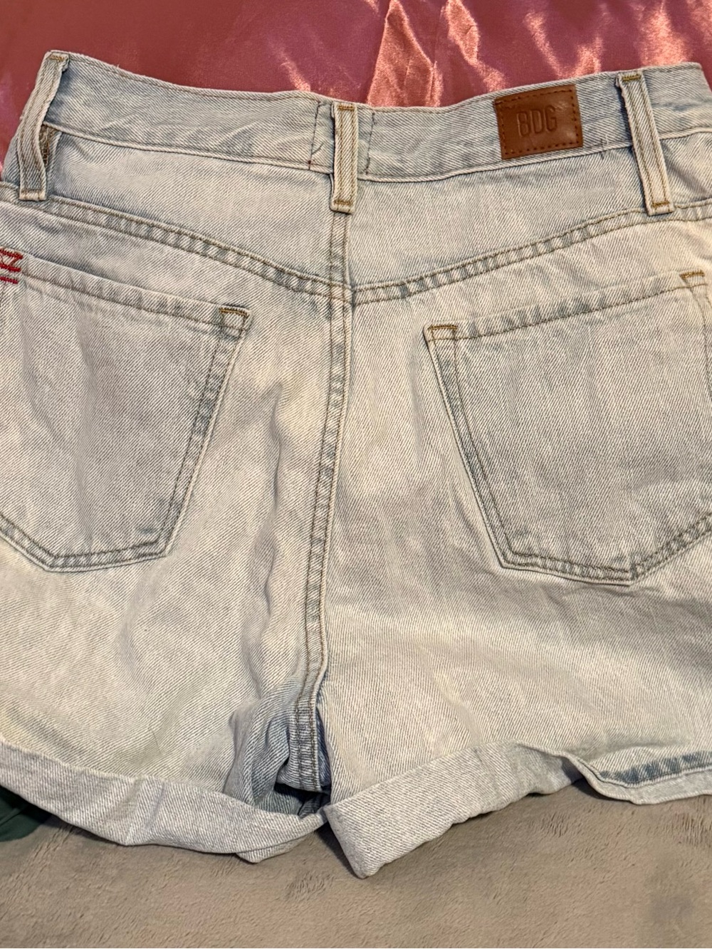 Urban Outfitters BDG Light Wash Denim Shorts - Light Blue